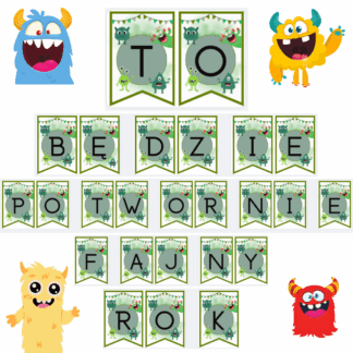 Napis - "To będzie potwornie fajny rok"